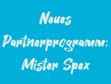 Titelbild Neues Partnerprogramm Mister Spex