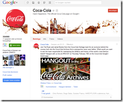 cola googleplus profil