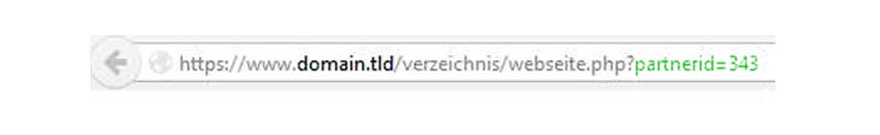 Abbildung 2: Beispiel einer fiktiven Tracking URL
