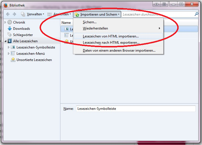 firefox-lesezeichen-importieren-markiert