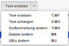 Großschreibung ändern  AdWords Editor