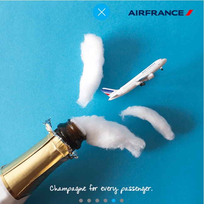 Instagram J.Perez für Airfrance