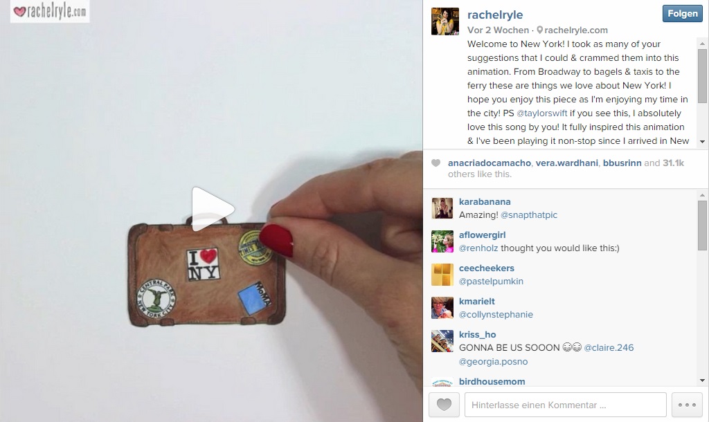 Instagram Rachel Ryle