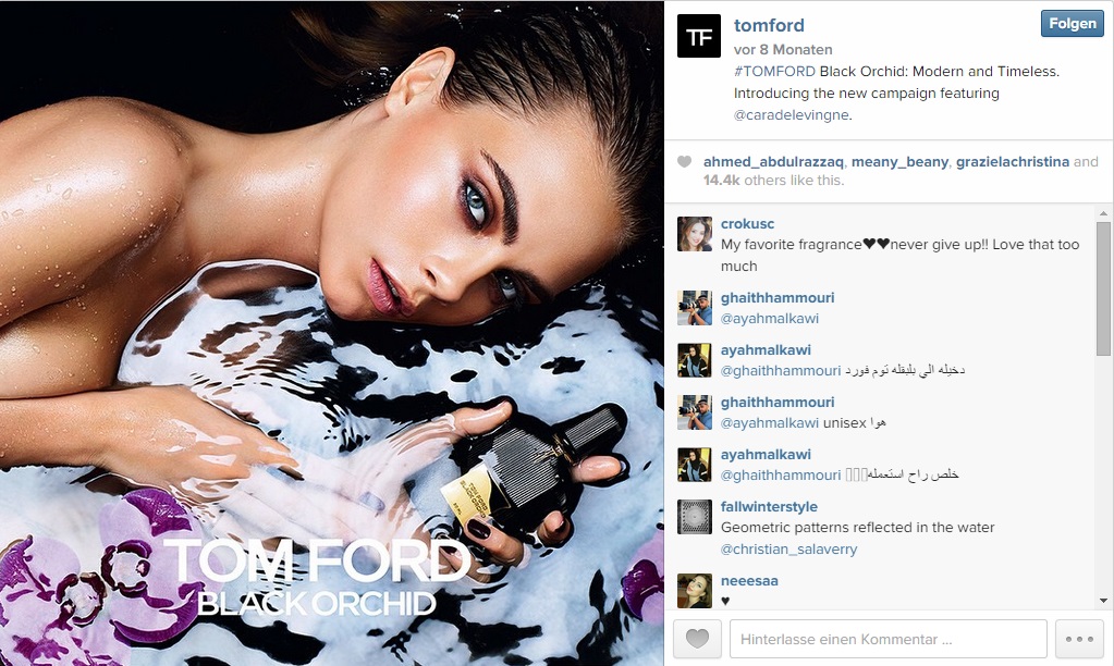 Instagram Tom Ford