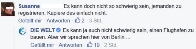 Die Welt FB Beispiel 2