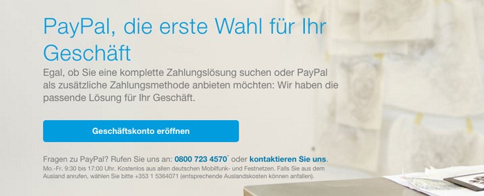 PayPal - Beispiel