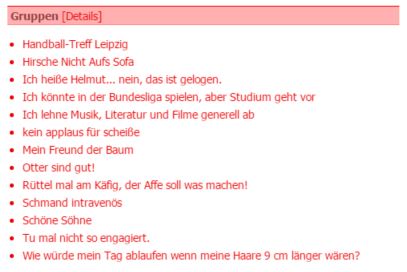StudiVZ-Gruppen