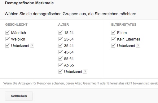 Zielgruppen-Targeting