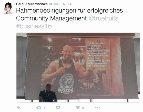 Bsp. Community Management bei true fruits