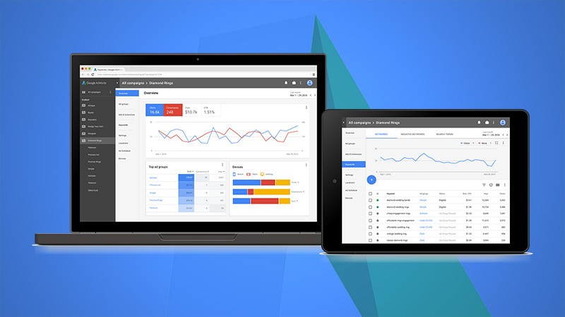 Das neues Design bei AdWords 