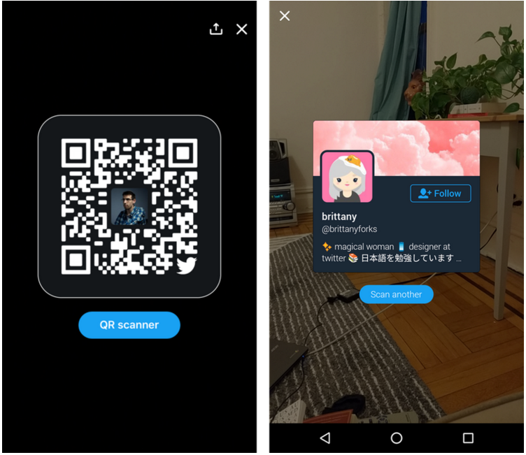 Twitter führt QR-Code ein