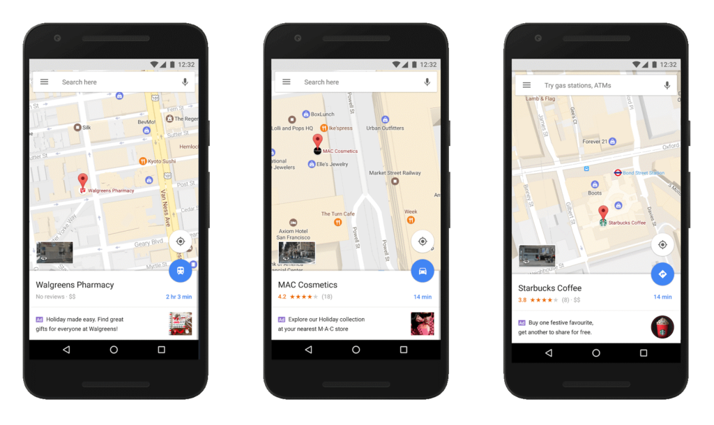 Promoted Places bei Google Maps