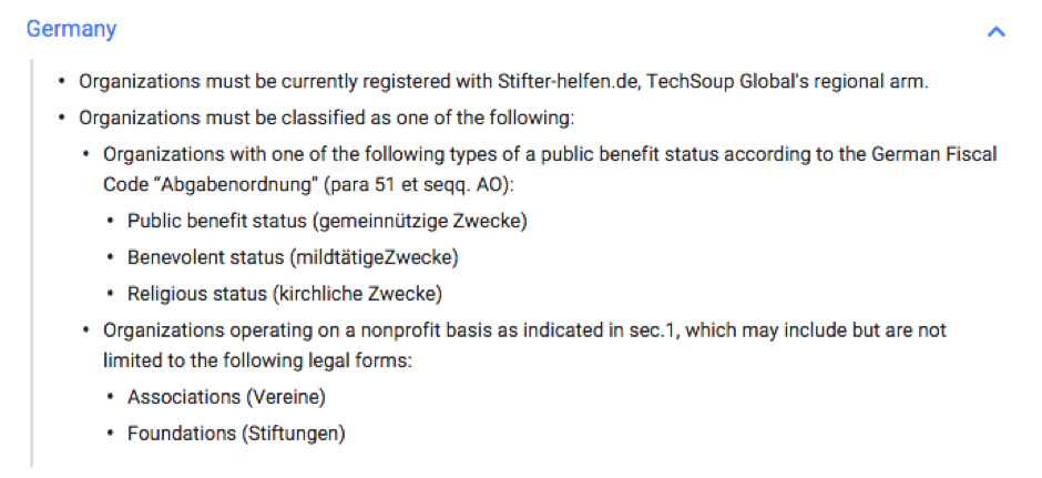 Google AdGrants Update