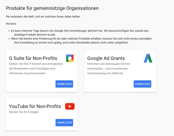 Google AdGrants Update