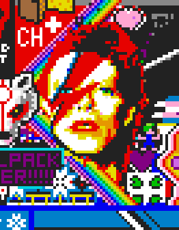 Pixel Kunst: David Bowie