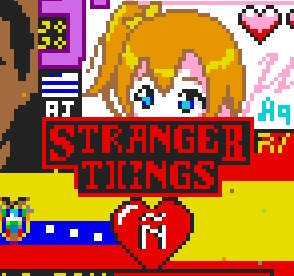 Pixel Kunst: Stranger Things