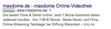 Google AdWords Rezensionserweiterungen