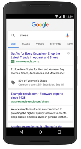 Promotion Anzeigenerweiterung bei Google AdWords