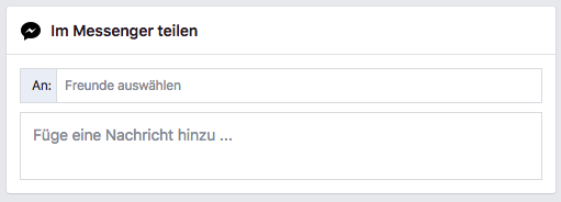 Neues Dialogfenster in Facebook Events