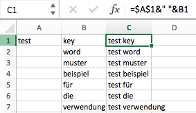 Keyword-Listen erstellen ohne das Keyword-Tool