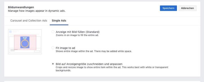 Facebook Bildumwandlungen