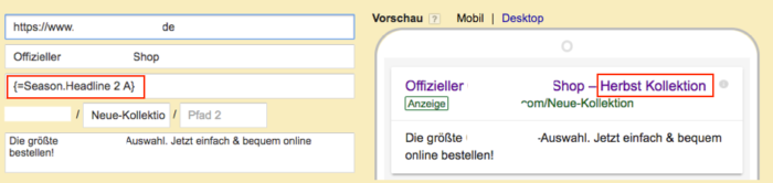 Attribute hinterlegen
