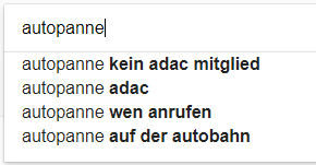 Nutzerintention in den Google Suchergebnissen