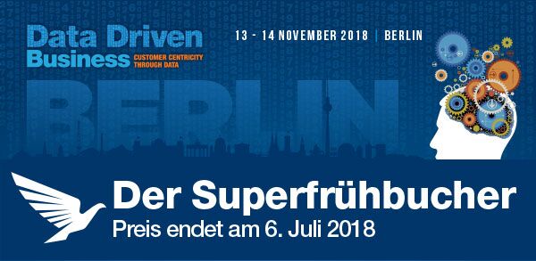 Mit 15 Prozent Rabatt zur Data Driven Business 2018