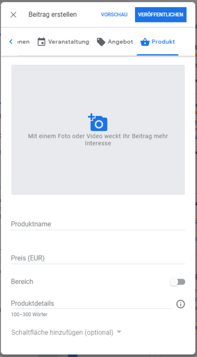 Google My Business News_Zwei neue Beitragsvarianten verfügbar