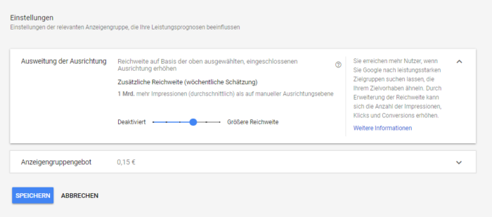 Tool für die Zielgruppenerweiterung in Displaykampagnen