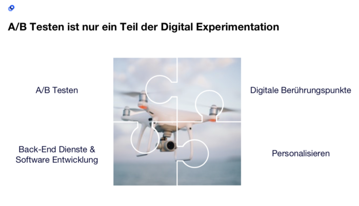 Quelle: Vortrag “A/B Testing Reloaded - Mit kontrollierten Online-Experimenten datenbasierte Entscheidungen treffen” von Jil Maassen