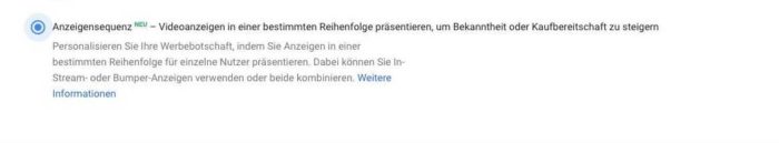 Kampagnen mit Videosequenzen