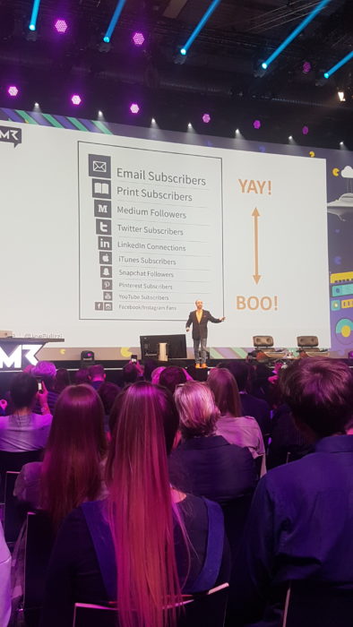 Speaker auf dem OMR Festival 2019