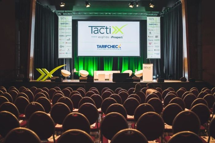 Zu sehen ist die Mainstage der TactixX 2018