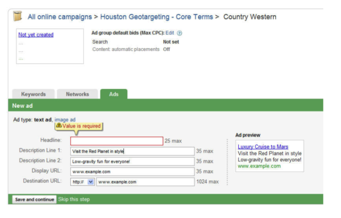 Google AdWords