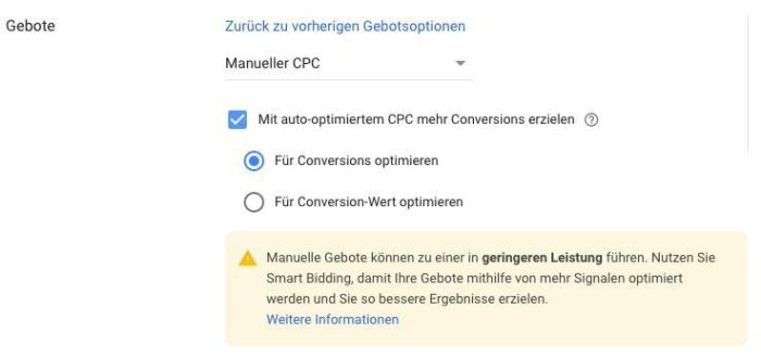 ecpc optimierung