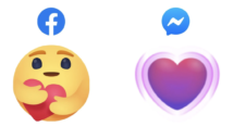 zwei neue Emojis als Care-Reactions
