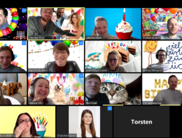 Screenshot eines Meetings bei Zoom