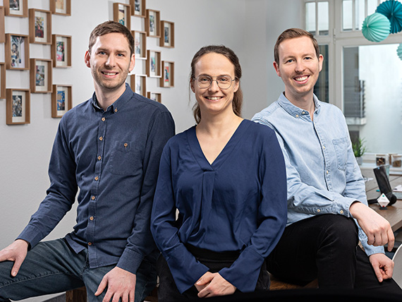 Katja von der Burg, Ralf Kollosche und Steffen Jecke