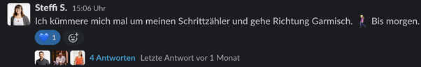 Screenshot Projecter Schrittzähl-Challenge 7