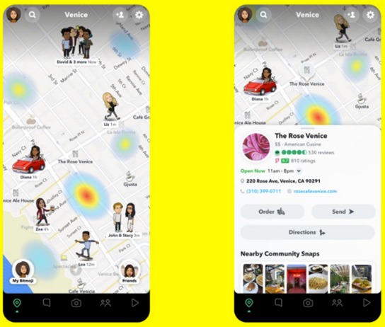 Bild Snapchat Snap Maps