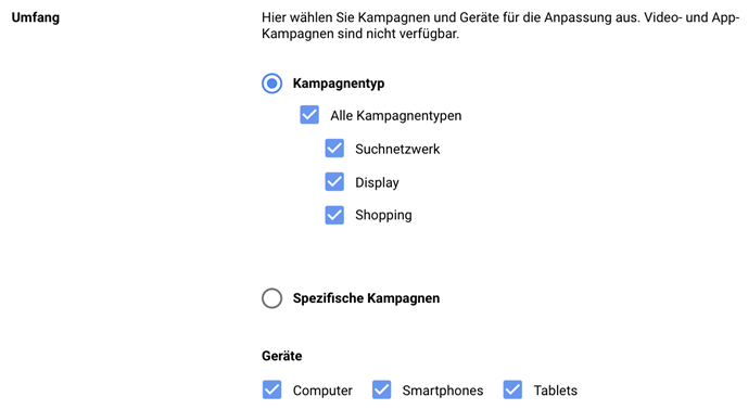 Screenshot Google Ads Konto 3