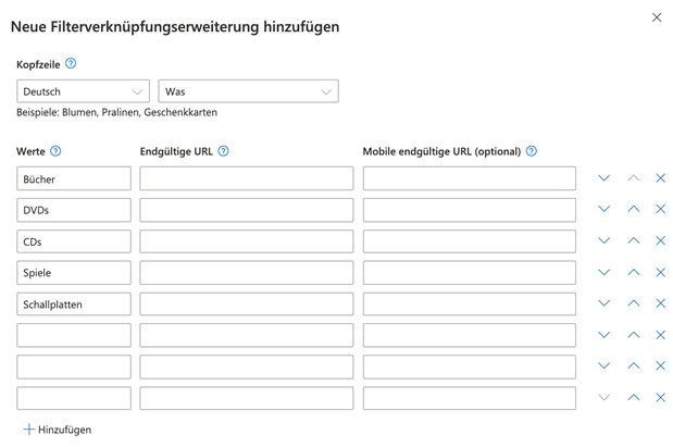 Screenshot aus einem Microsoft-Advertising-Konto 2