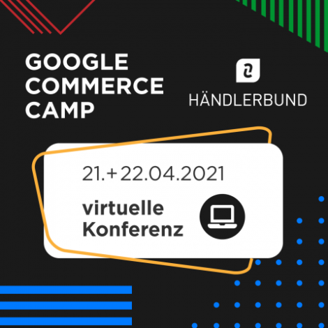 Titelbild Ankündigung Google Commerce Camp 2021