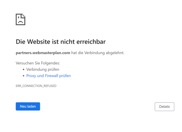 Screenshot Revival der affilinet Deeplinks partners.webmasterplan