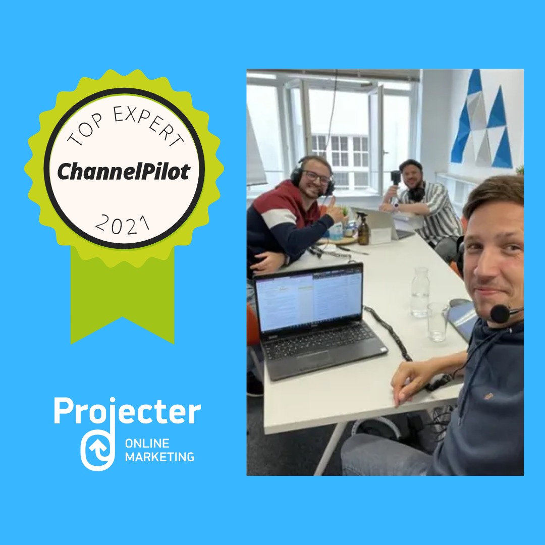 Channelpilot Top Experte Feed Management Auszeichnung Podcast Aufnahme