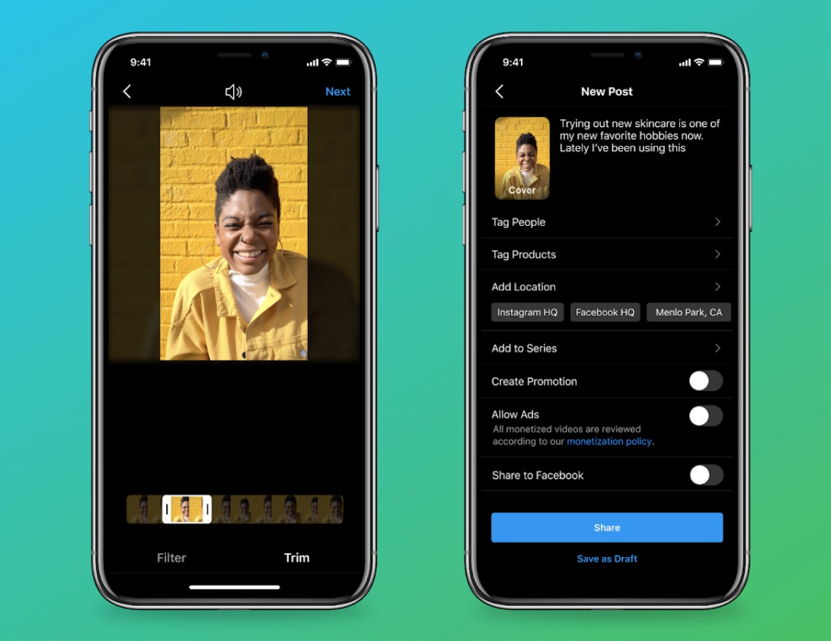 IGTV & Feed-Videos werden zu „Instagram Video“